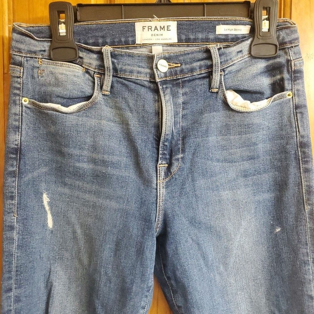 FRAME Denim Le High‎ Skinny Jeans Womens Size 29 Blue